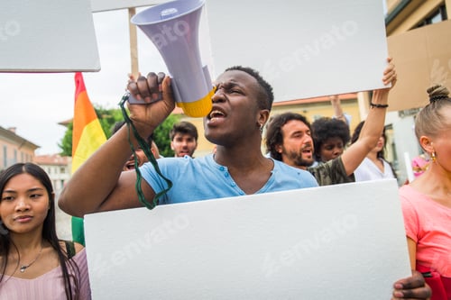 Preview: Activists demonstrating against social issues