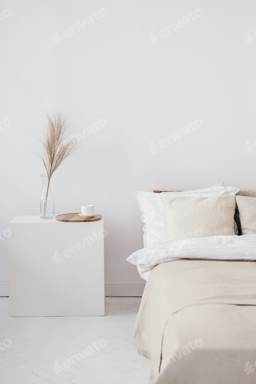 Preview: Light and airy bedroom interior