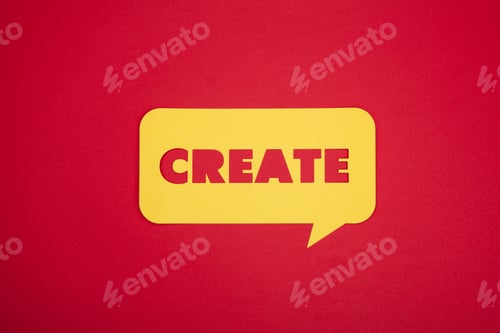 Preview: The bubble with create word