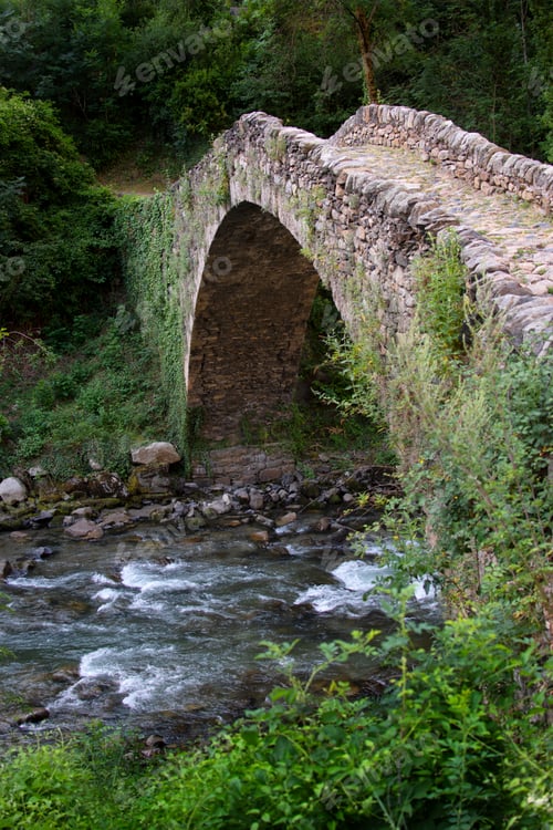 Preview: Bridge of La Margineda. Medieval bridge located in Andorra.