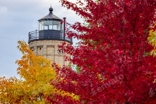 Preview: Majestic Mackinac Point Lighthouse in Michigan, the United States