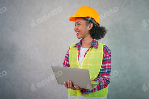 Preview: African American Female Construction Worker