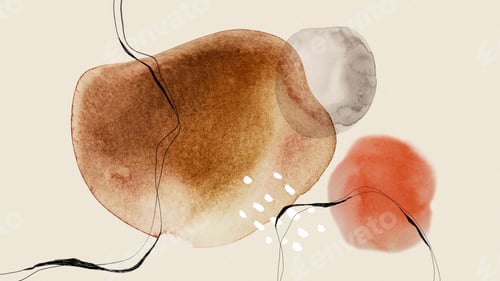 Preview: Watercolor abstract design wallpaper