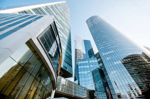 Preview: Skyscrapers at the financial district of Paris city