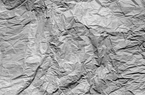 Preview: Black and white abstract texture of crumpled paper