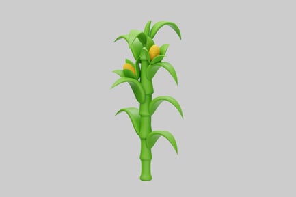 Preview: Cartoon corn plant