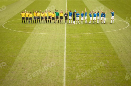Preview: Football teams on the pitch