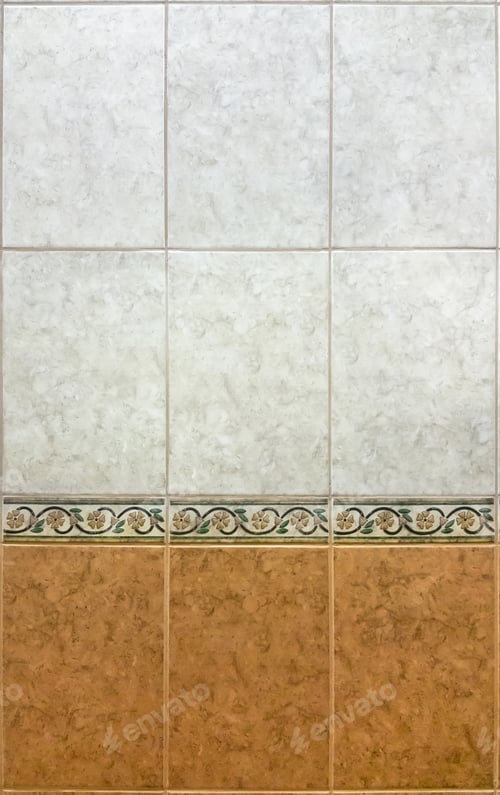 Preview: Old tiles with ornament