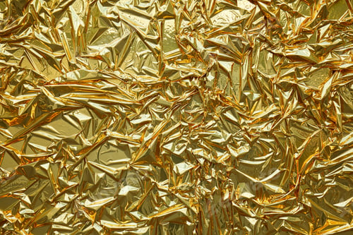 Preview: Golden metallic foil texture background
