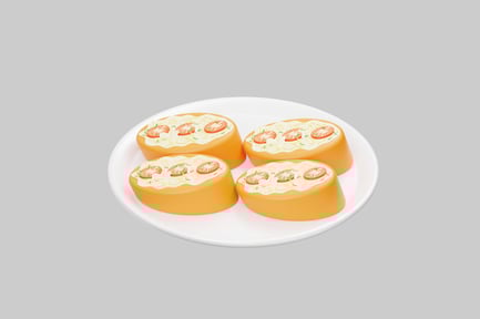 Preview: Tomato crostini appetizer plate