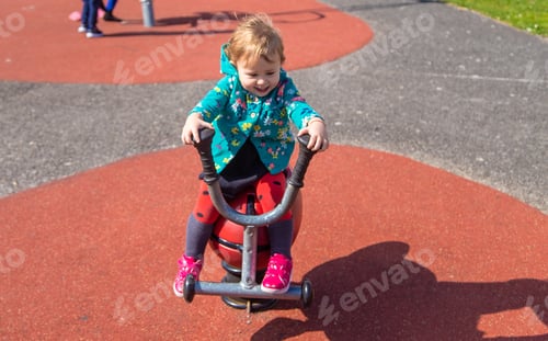 Preview: Children play on the playground. Selective focus.