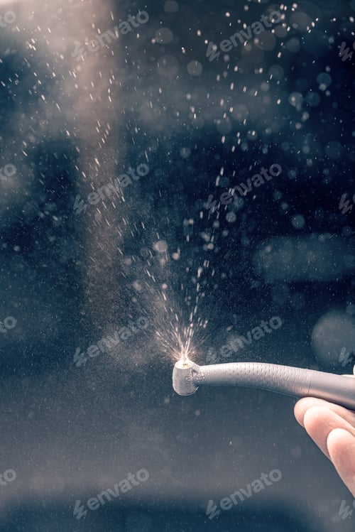 Preview: Dental handpiece with diamond bur