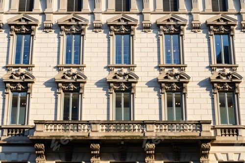 Preview: neoclassical facade with elaborate stone carvings