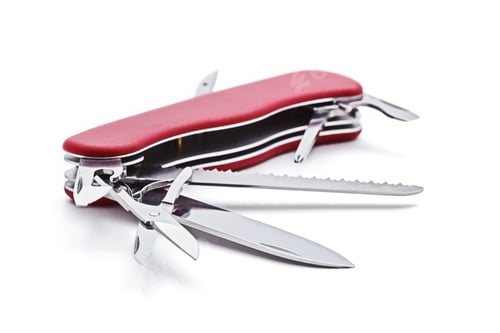 Preview: Swiss army knife isolated
