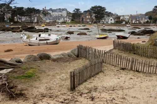 Preview: boats at low tide