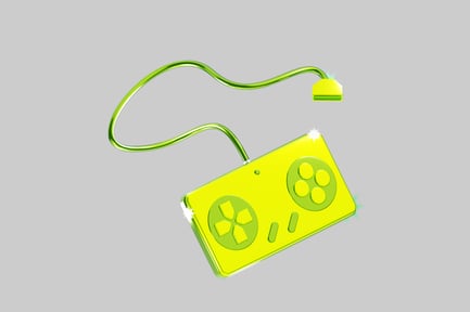 Preview: Vivid gamepad controller green