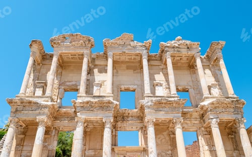 Preview: Ephesus ruins, Turkey, beautiful sunny day between the ruins of Ephesus Turkey