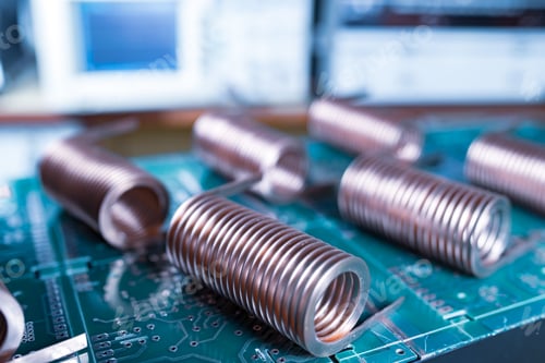 Preview: Close-up of twisted copper wire
