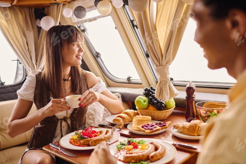 Preview: Romantic Breakfast with Sausage and Toast