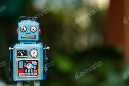 Preview: Vintage robot tin toy