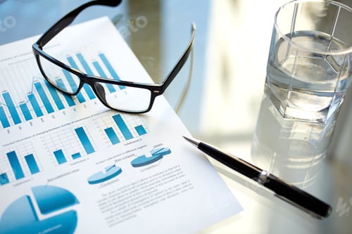 Business Documents and Graph Analysis with Reading Glasses