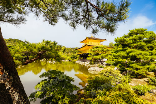 Preview: Kinkakuji Temple (The Golden Pavilion) in Kyoto Japan