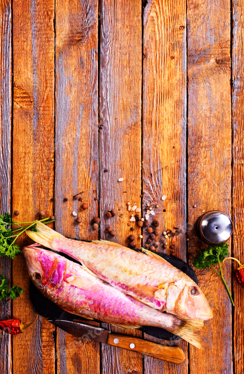 Preview: raw fish with spice