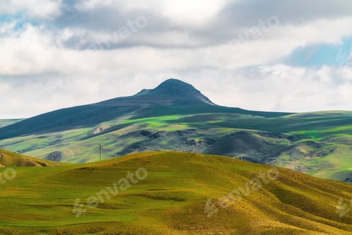 Preview: Mountain landscape in the spring season