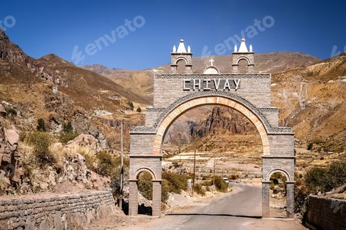 Puerta de entrada al Cañón del Colca