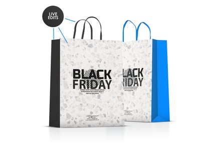 Preview: Shopping Bag with Easy Design Edits for Element 3D / Cinema 4D