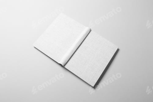 Preview: book, mockup, cover, textbook, realistic