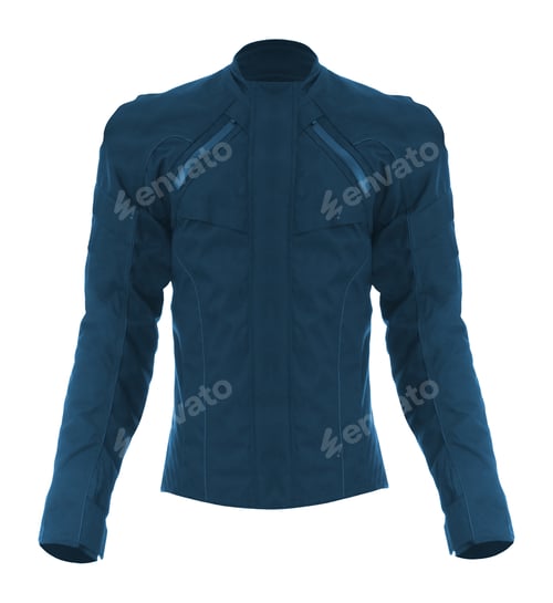 Preview: biker jacket, isolated on white