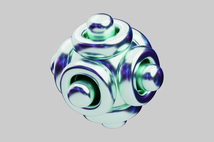 Preview: Iridescent ringed orb