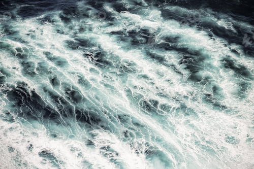 Preview: abstract aerial view background of blue waves
