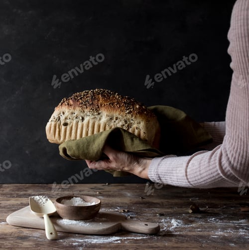 Preview: Fresh loaf of bread