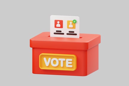 Preview: Red vote box ballot concept