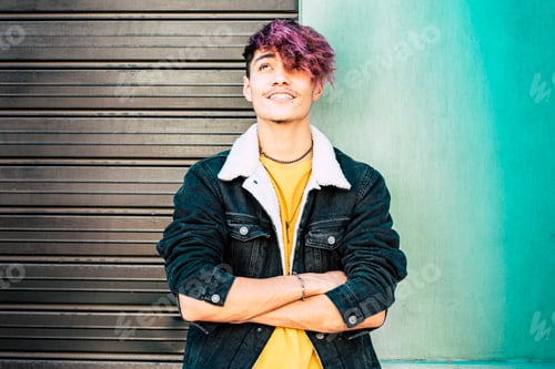 Preview: Portrait of young teenager alternative boy