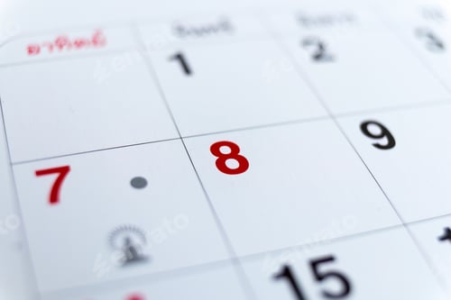 Preview: Calendar page showing holiday event