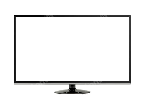 Preview: Computer monitor isolated on white