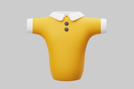 Preview: Yellow shirt with white accents