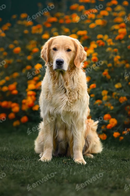 Preview: beautiful dog golden retriever labrador