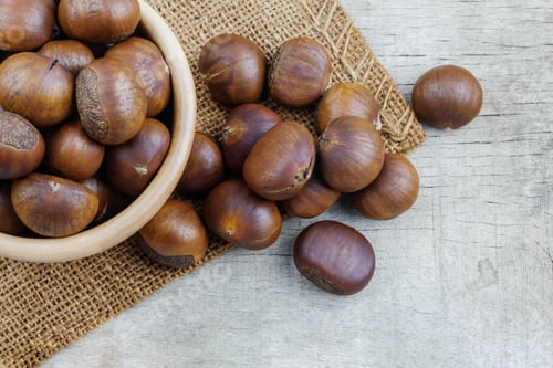 Preview: Chestnut on wooden floor