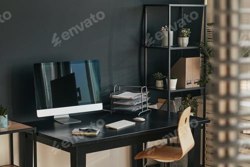 Preview: Home Workplace in Black
