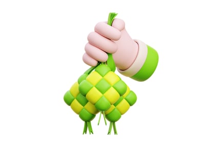 Preview: Hand Holding Ketupat