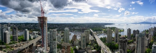 Preview: Aerial panoramic view of a modern cityscape