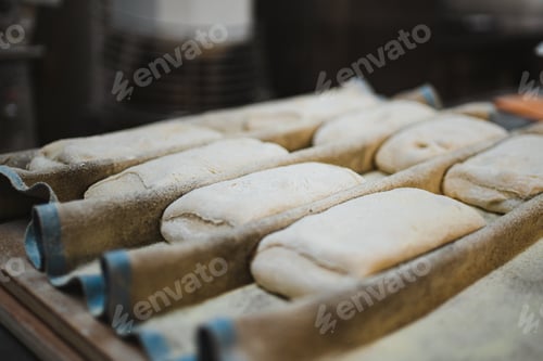 Preview: Bread dough resting on cloth