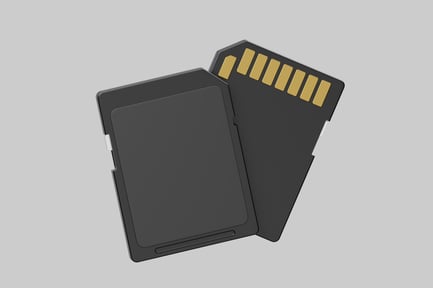 Preview: Secure digital cards mockup