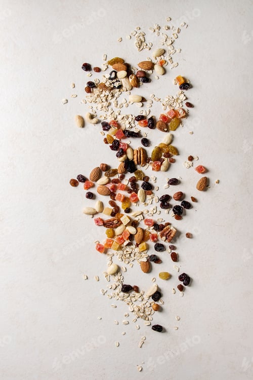 Preview: Variety of dried fruits and nuts