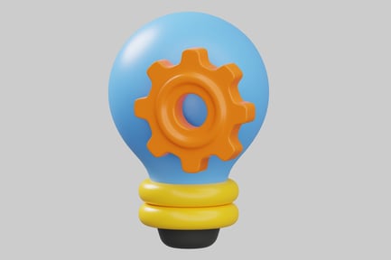 Preview: Lightbulb with Gear