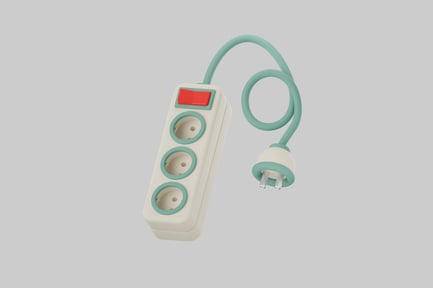 Preview: Retro outlet power strip